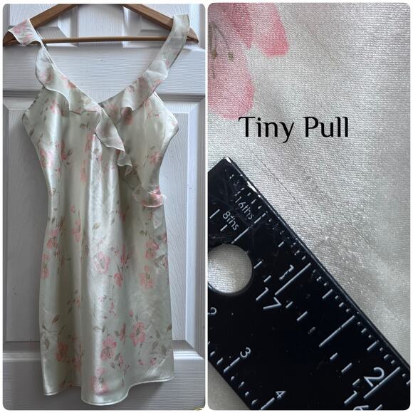 Morgan Taylor Intimates Tiny Pull Camisole Chemise Nightgown Size Small - Picture 8 of 10